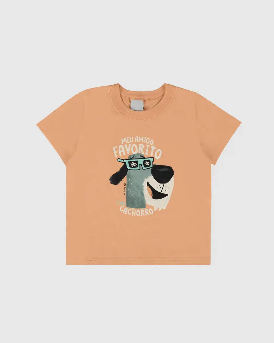 Camiseta meu amigo favorito cachorro malwe