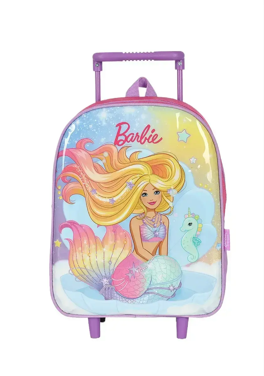 Mochila de rodinhas Barbie sereia