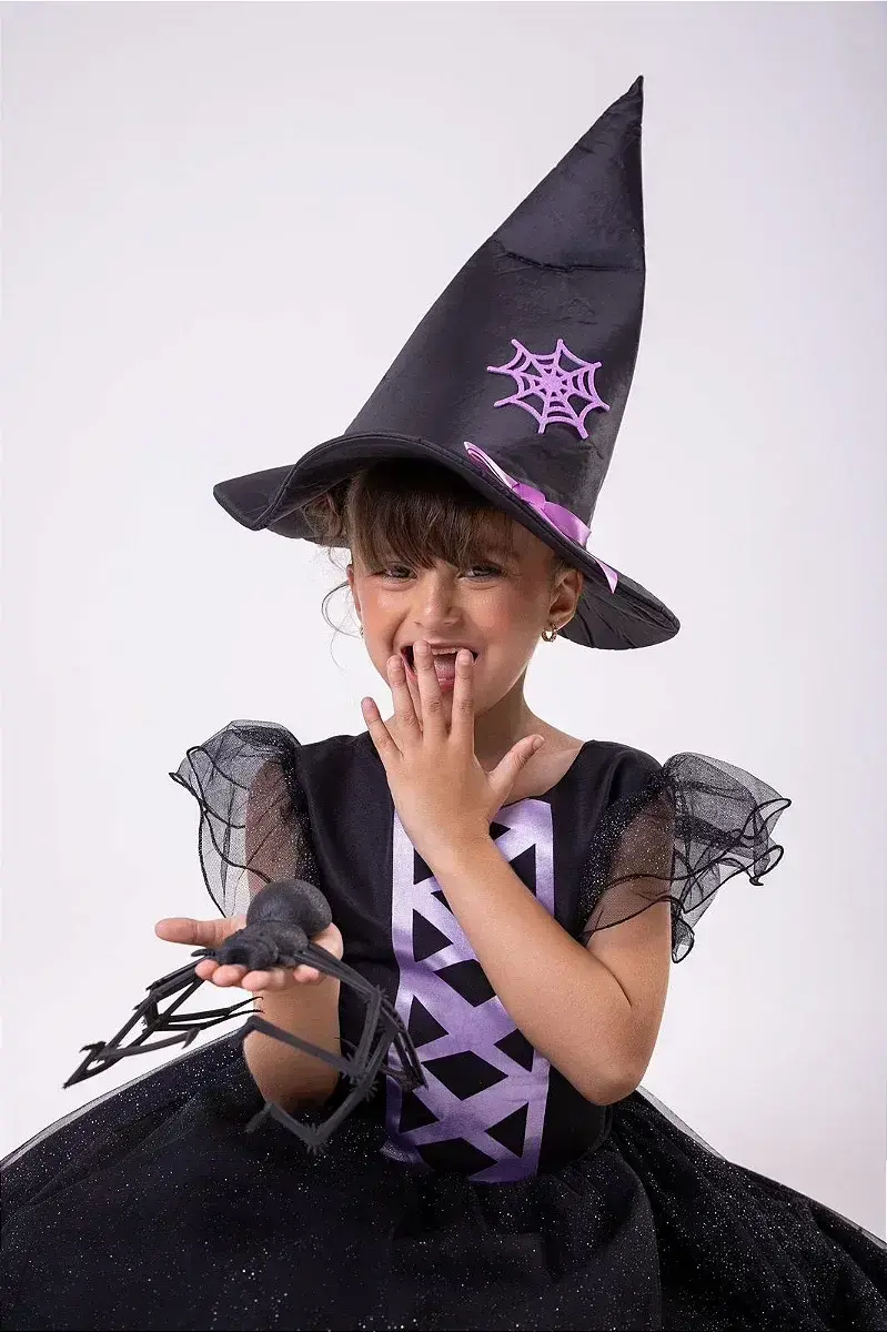 Vestido festa Halloween encanto sombrio, foto 4