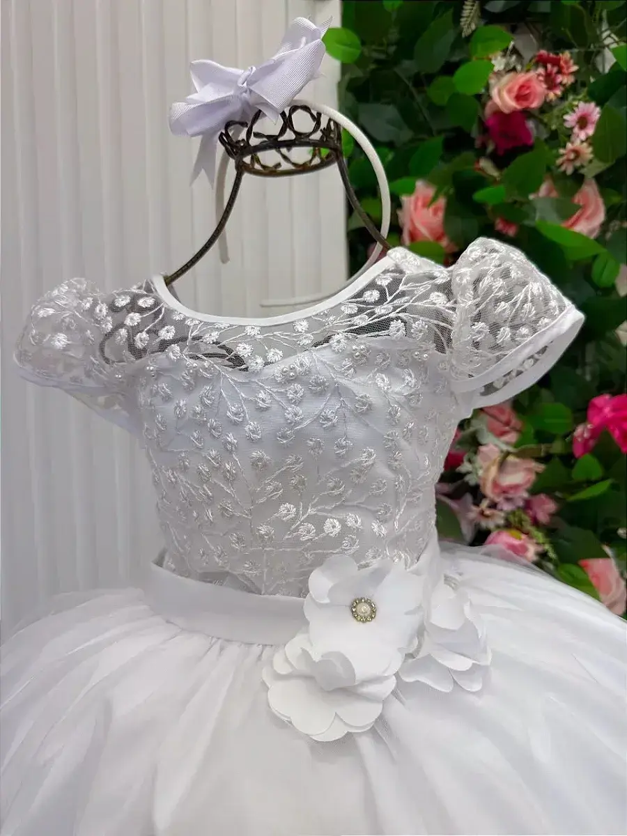 Vestido longo carol branco, foto 5
