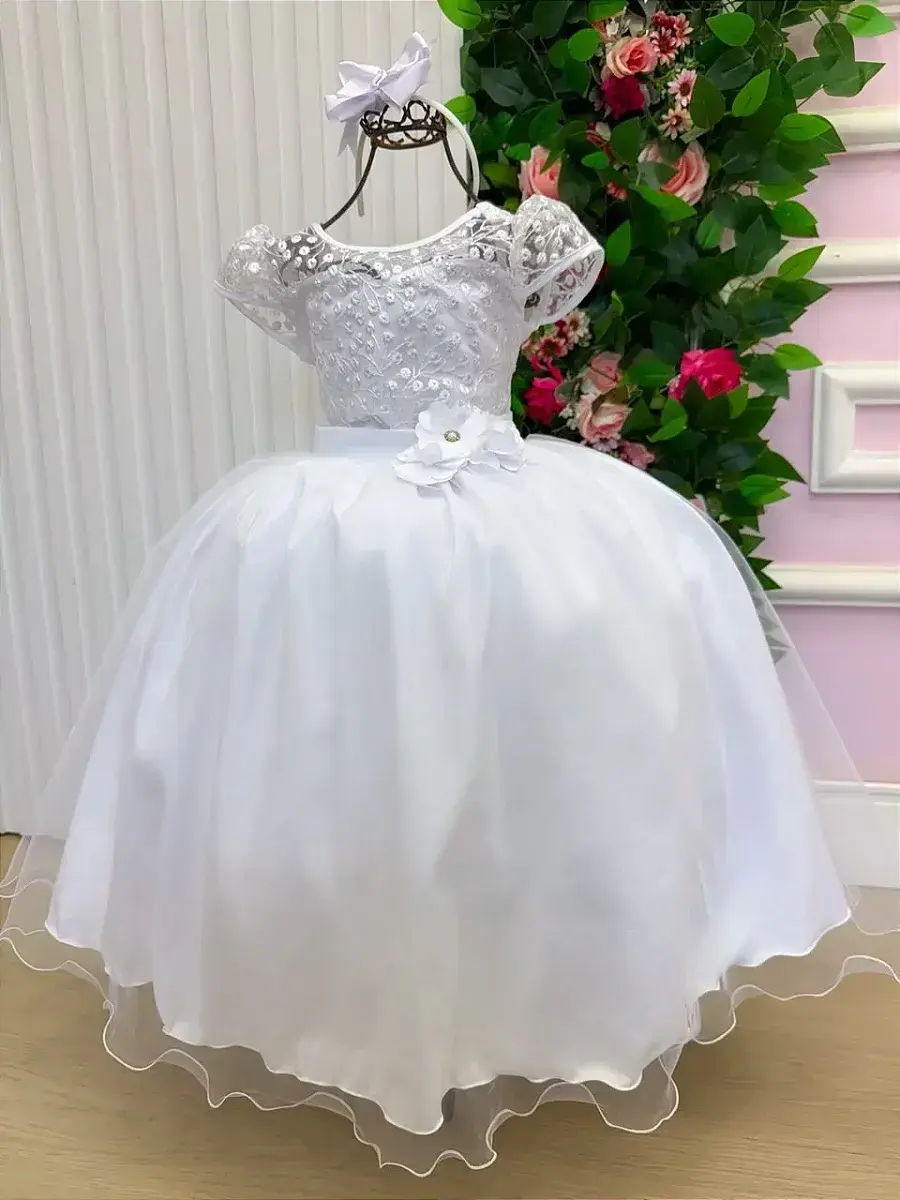 Vestido longo carol branco, foto 6