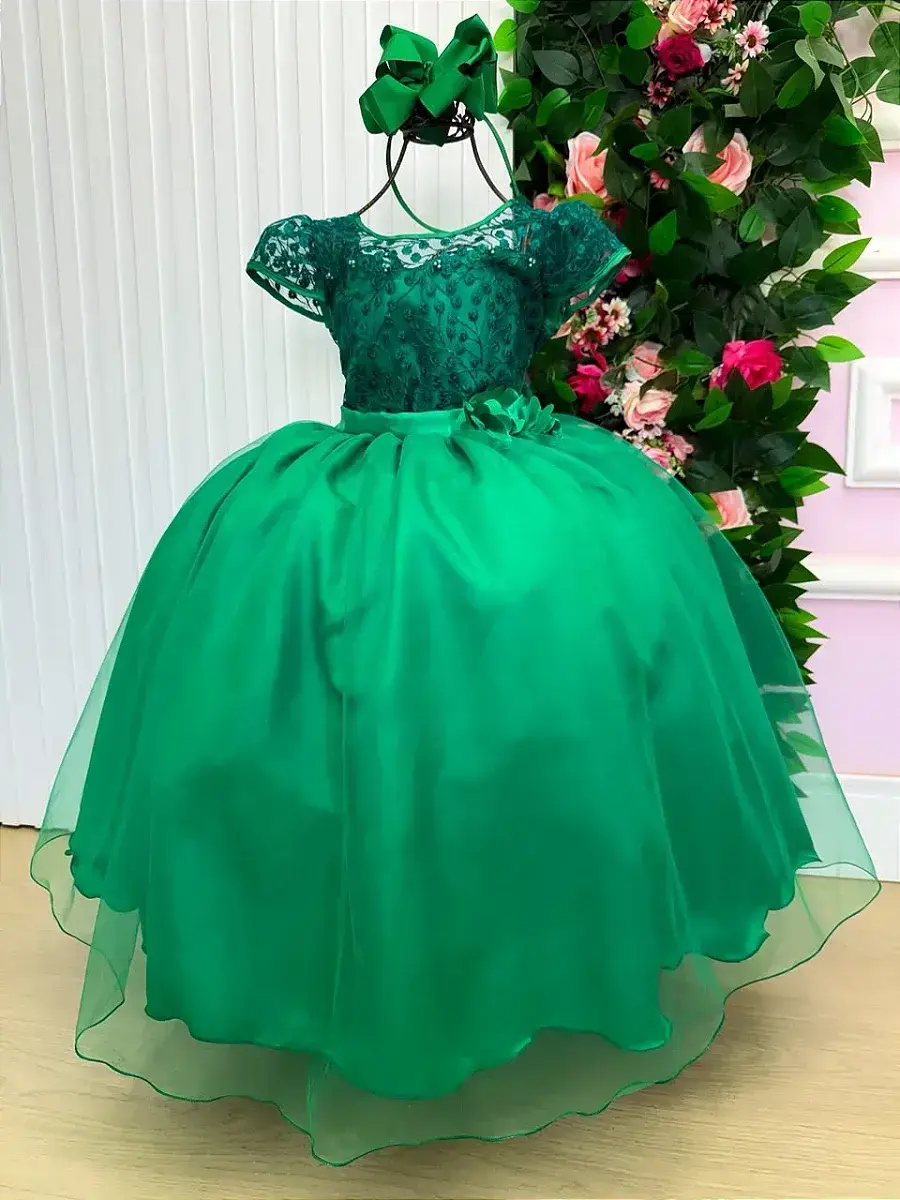Vestido longo carol verde bandeira, foto 5