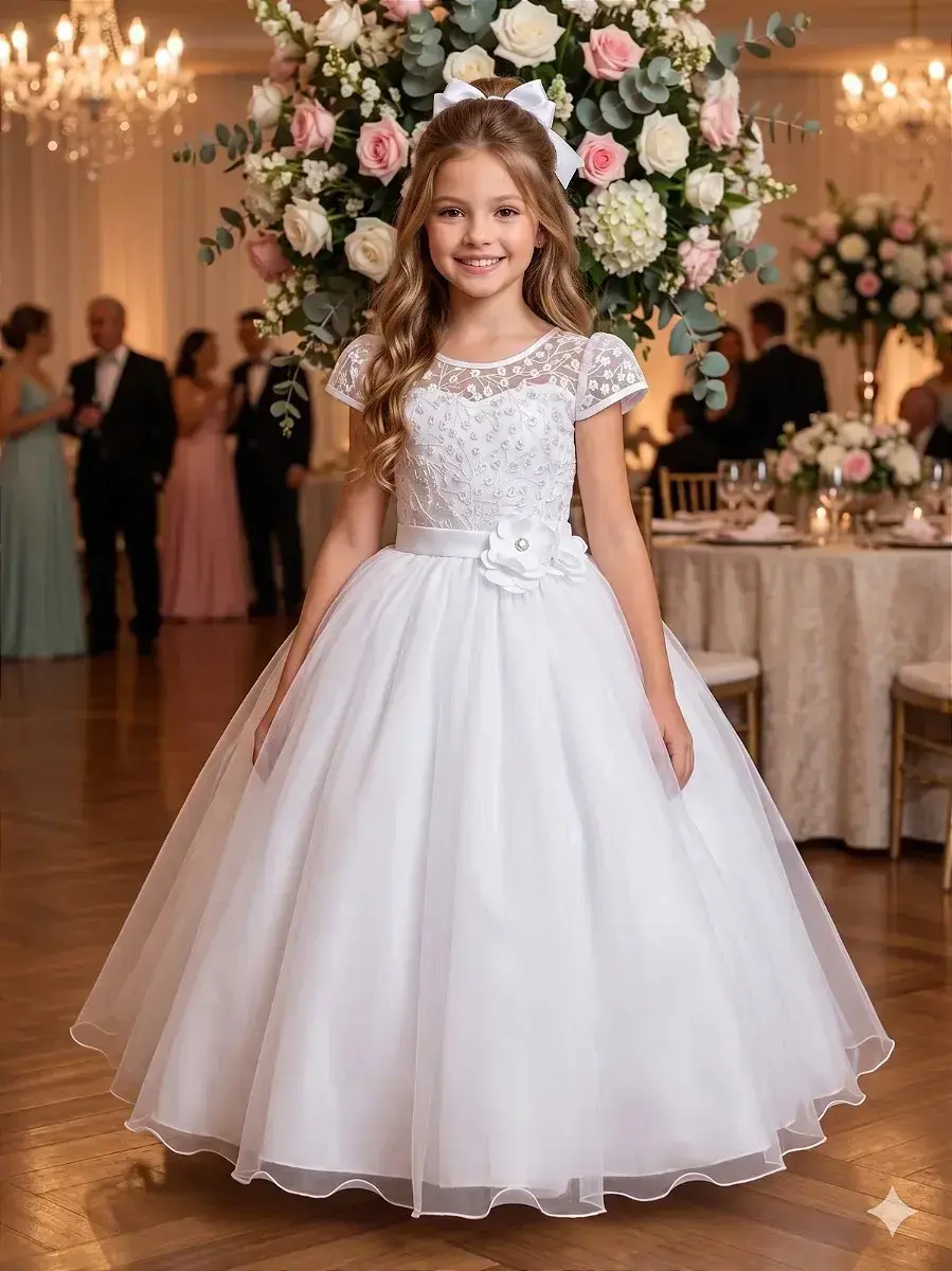 Vestido longo carol branco