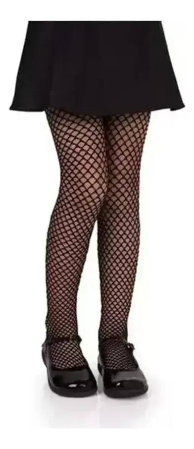 Meia calça arrastão preto