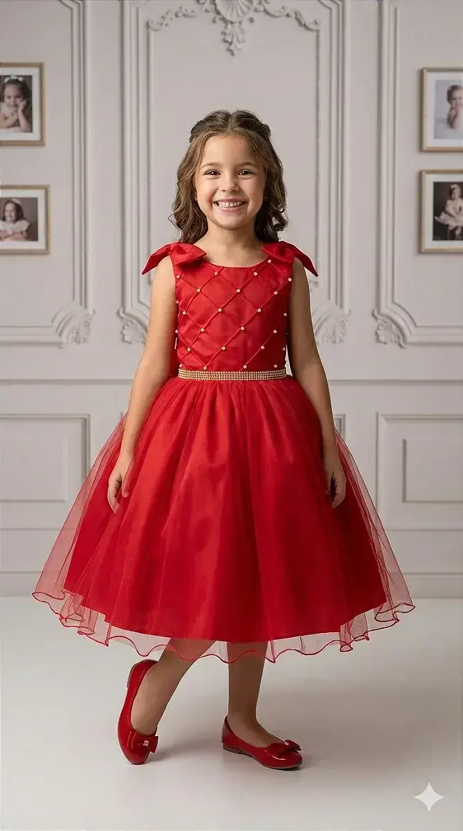 Vestido mariely vermelho