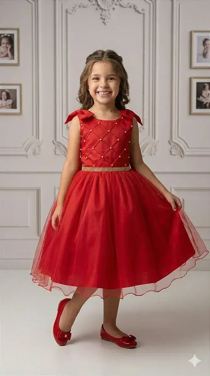 Vestido mariely vermelho, foto 2