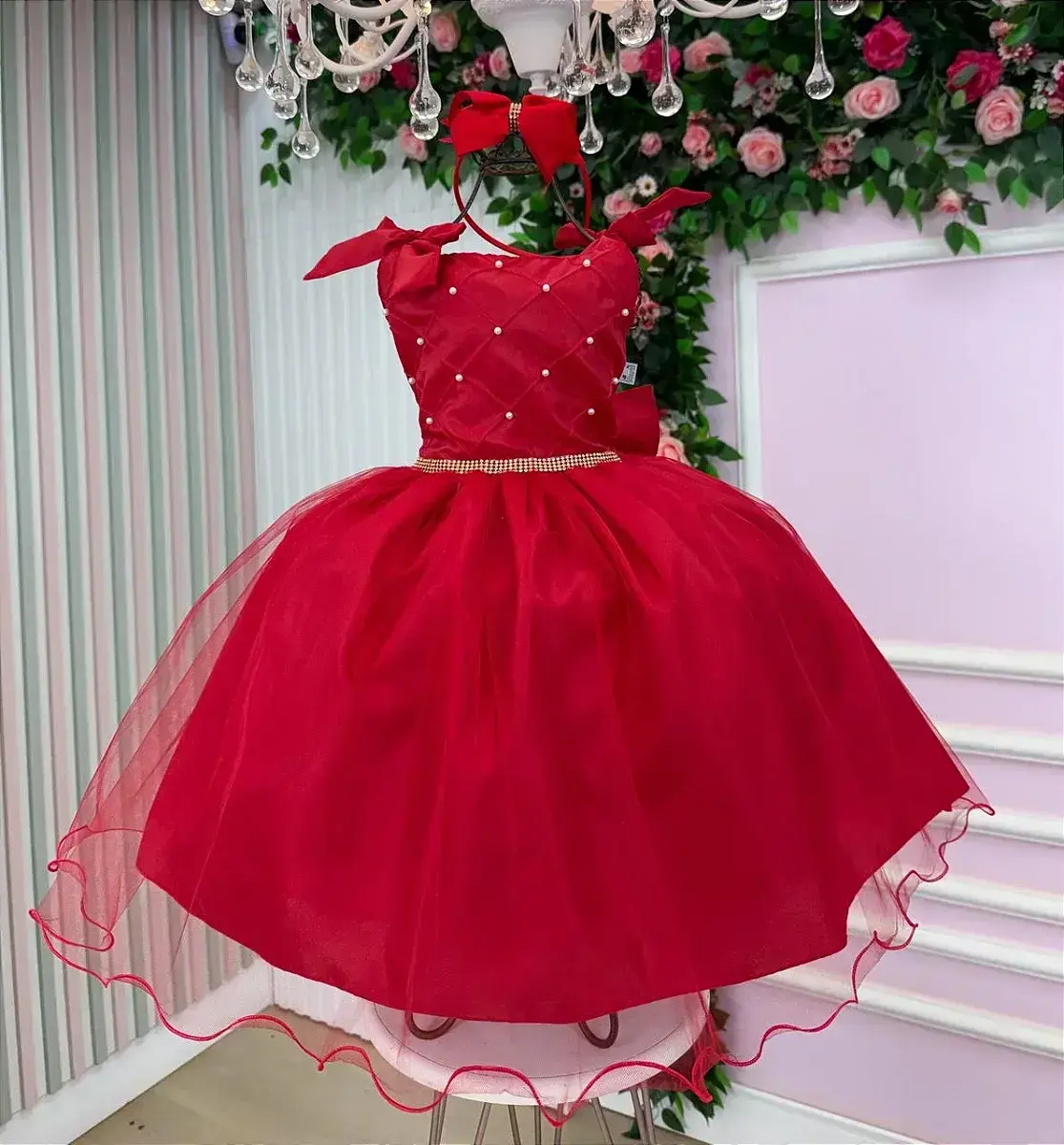 Vestido mariely vermelho, foto 5