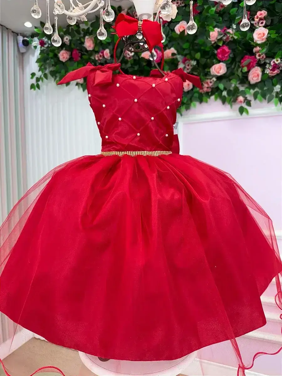 Vestido mariely vermelho, foto 6