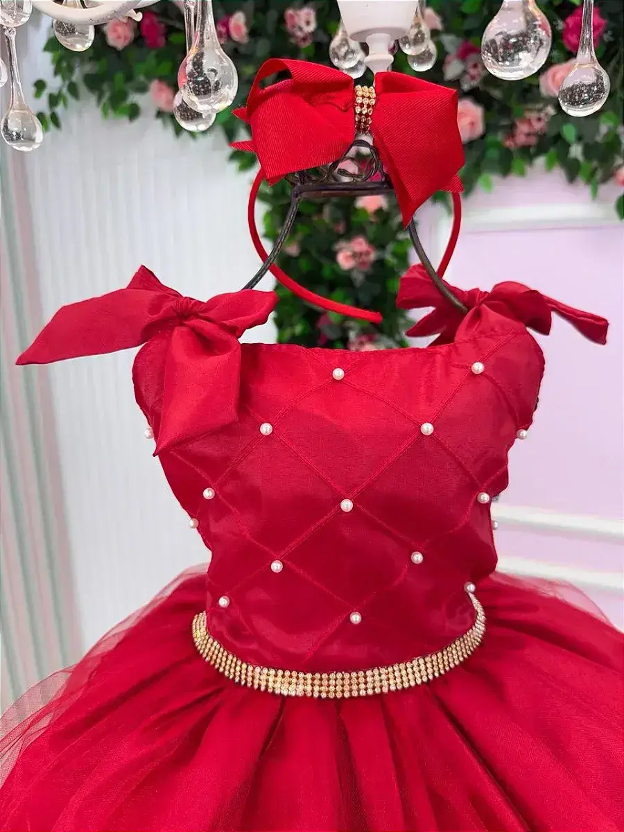 Vestido mariely vermelho, foto 7