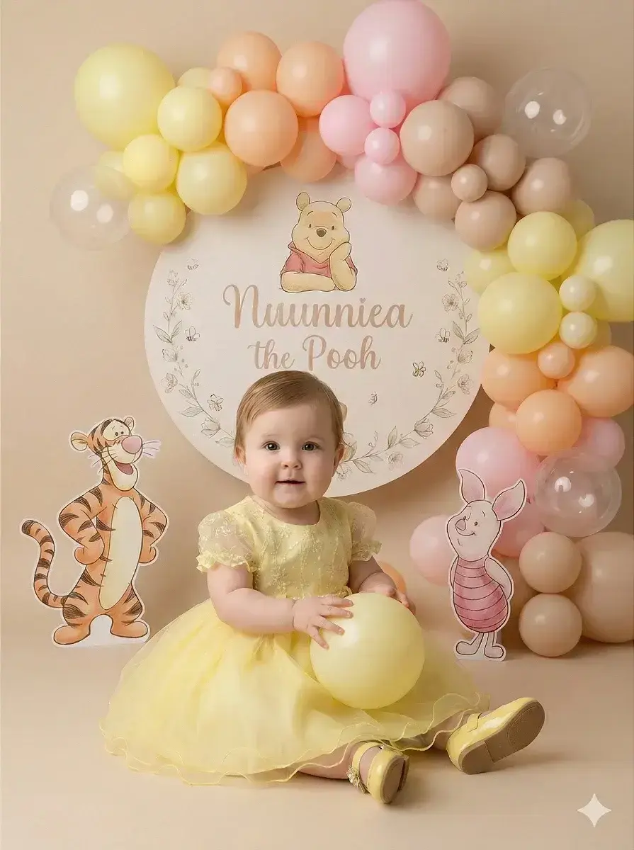 Vestido bebe ana sofia amarelo, foto 2