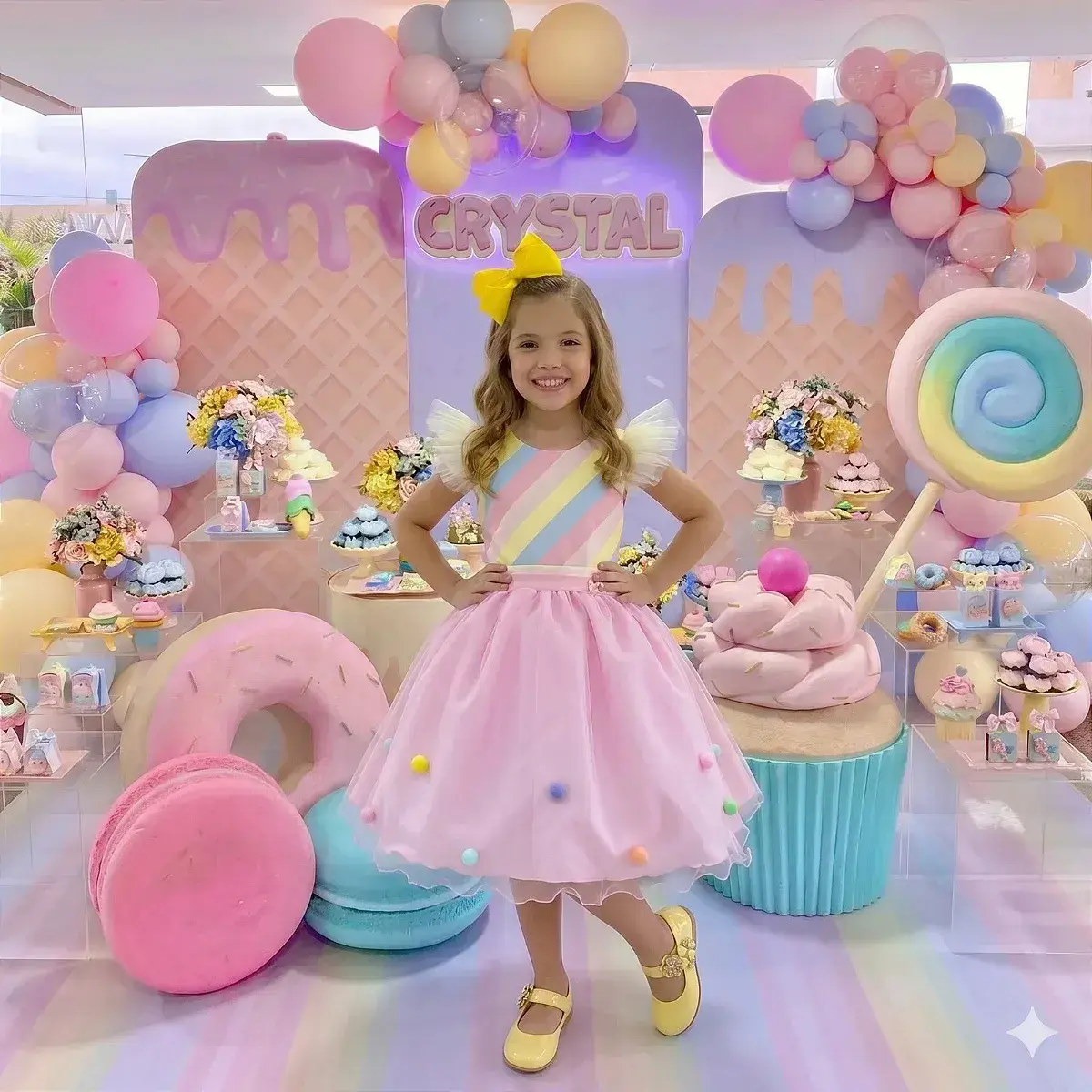 Vestido festa circo candy