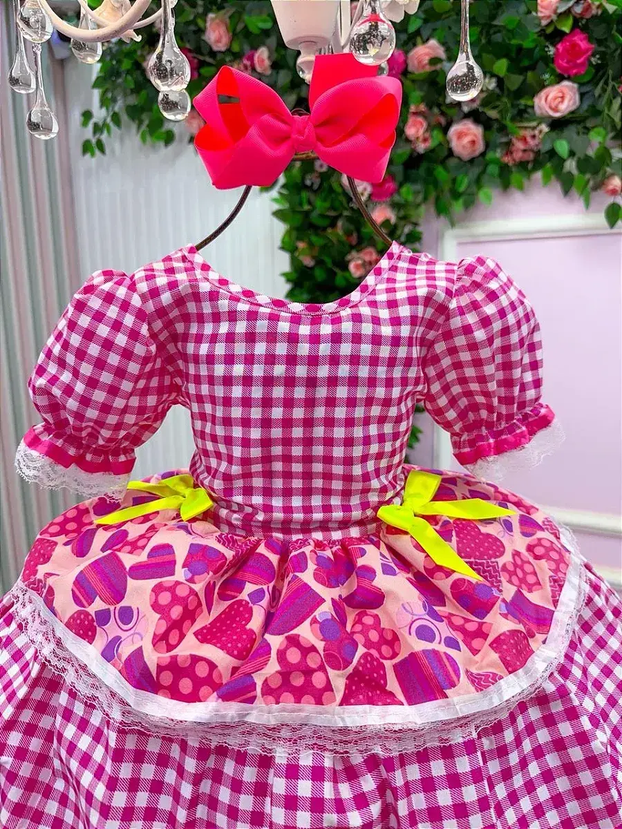 Vestido junino festa viviane pink, foto 6
