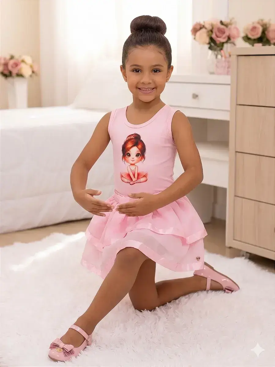 Conjunto bailarina rosa, foto 2