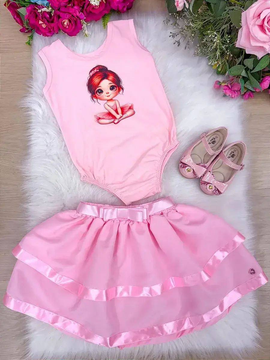 Conjunto bailarina rosa, foto 3