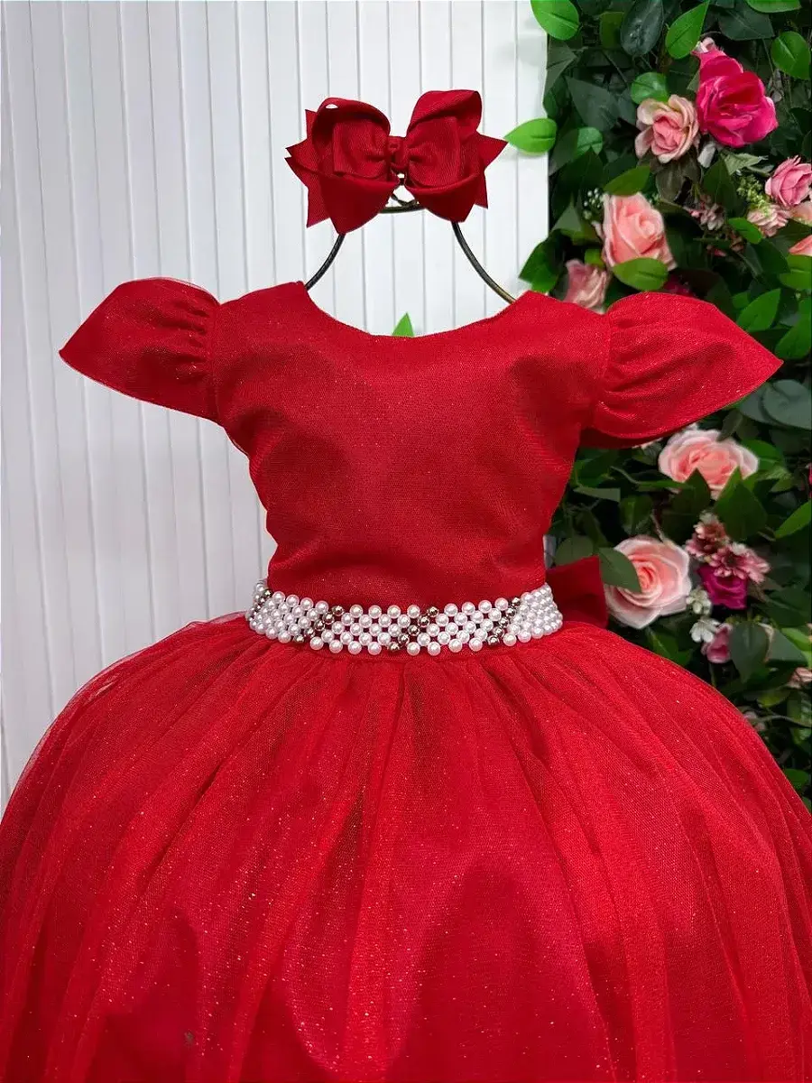 Vestido longo heloisa vermelho, foto 5