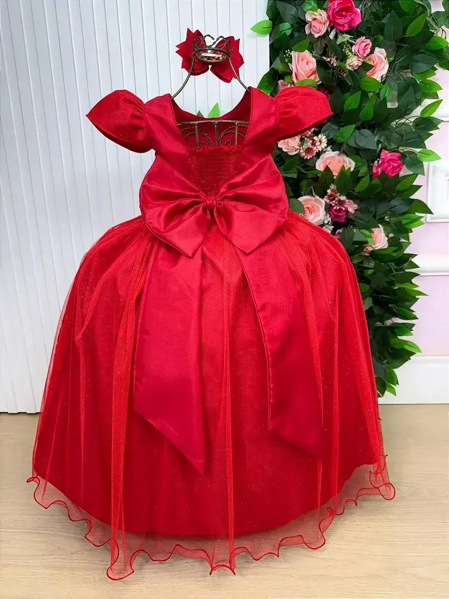 Vestido longo heloisa vermelho, foto 6