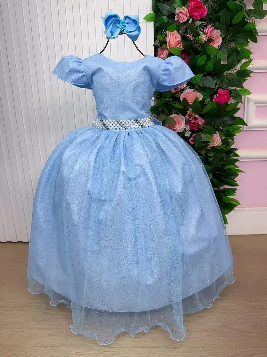 Vestido longo heloisa azul, foto 4