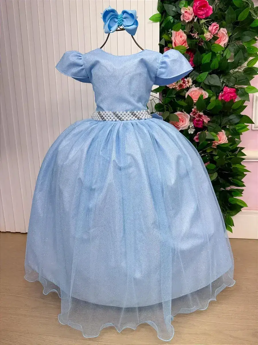 Vestido longo heloisa azul, foto 5