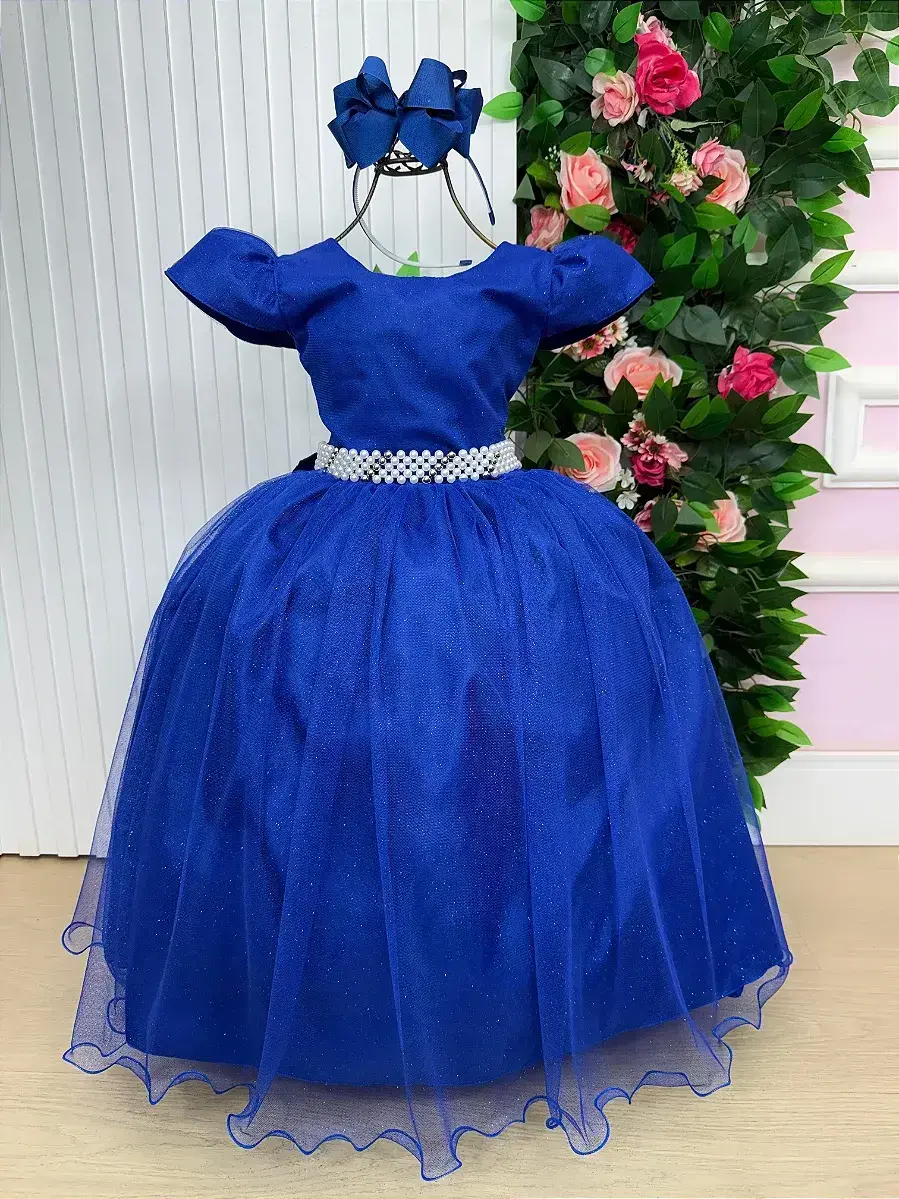 Vestido longo heloisa azul royal, foto 4