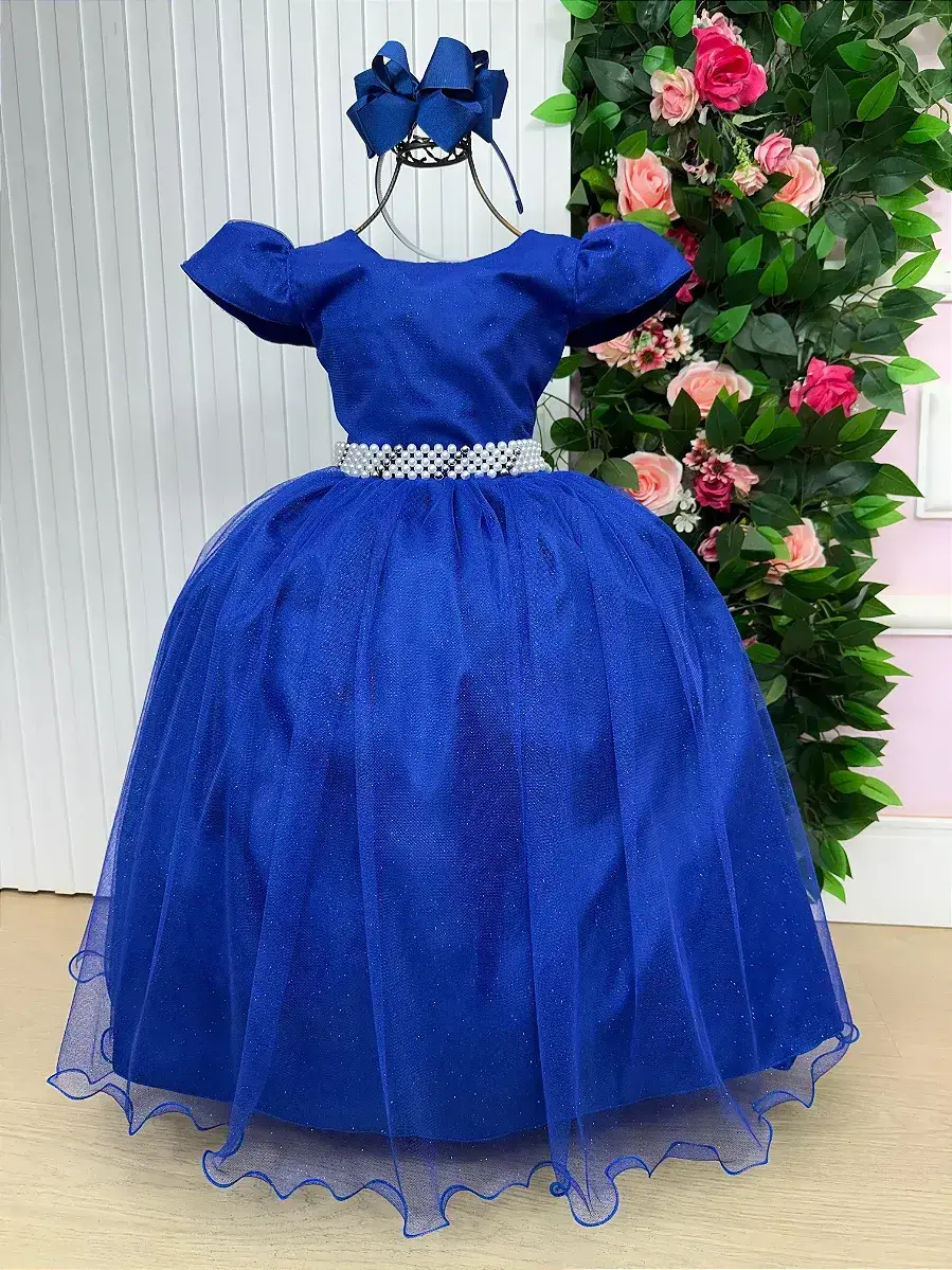 Vestido longo heloisa azul royal, foto 5