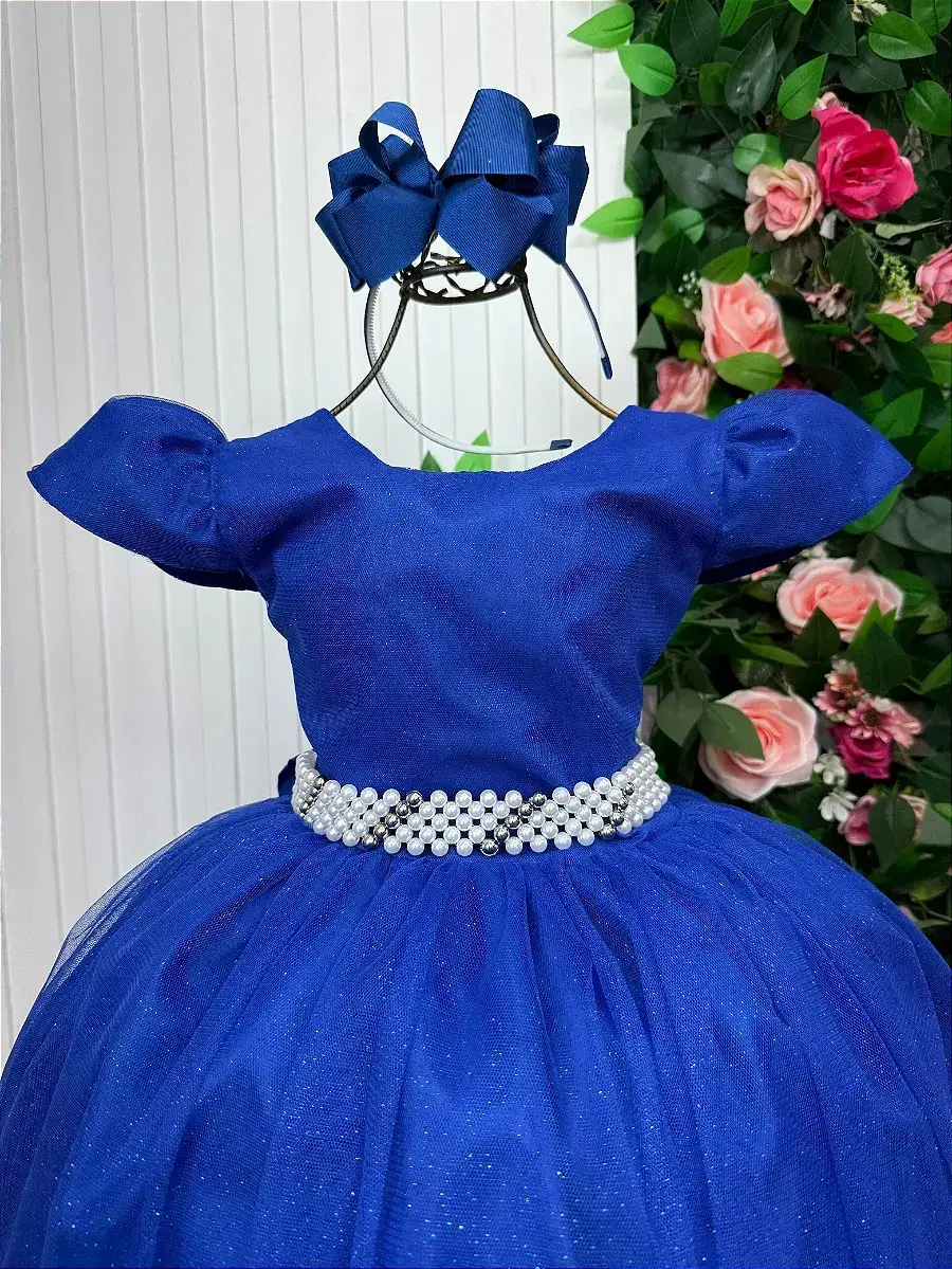 Vestido longo heloisa azul royal, foto 6