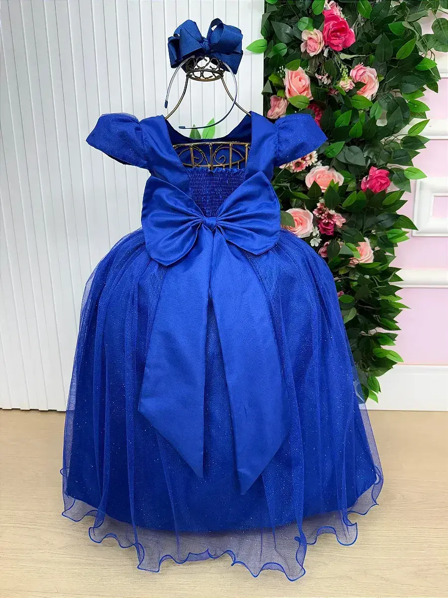 Vestido longo heloisa azul royal, foto 7