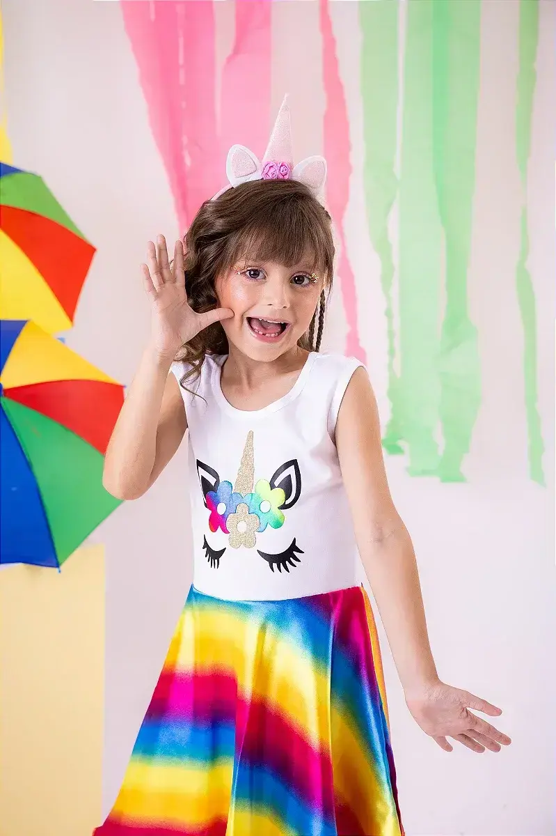 Fantasia unicornio cores variadas, foto 2