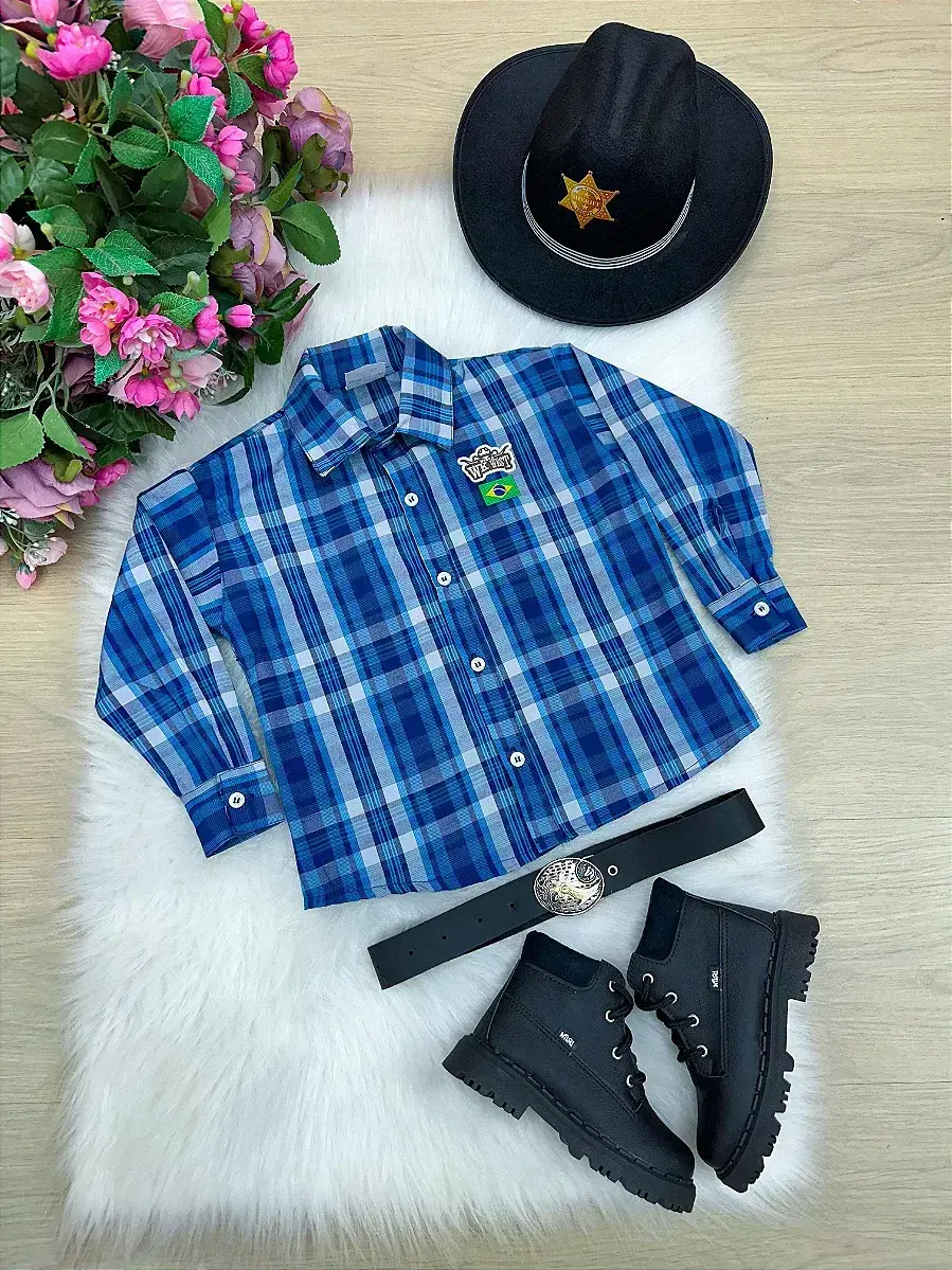 Camisa junina rodeio bruno, foto 7