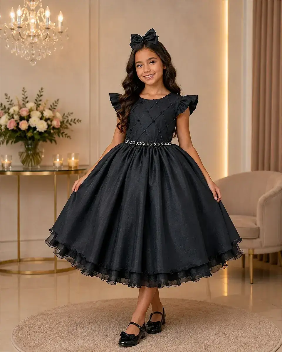 Vestido francine preto