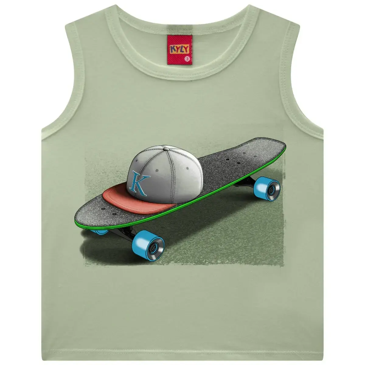 Camiseta regata skate