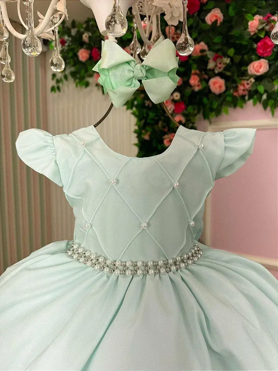 Vestido francine verde claro, foto 3