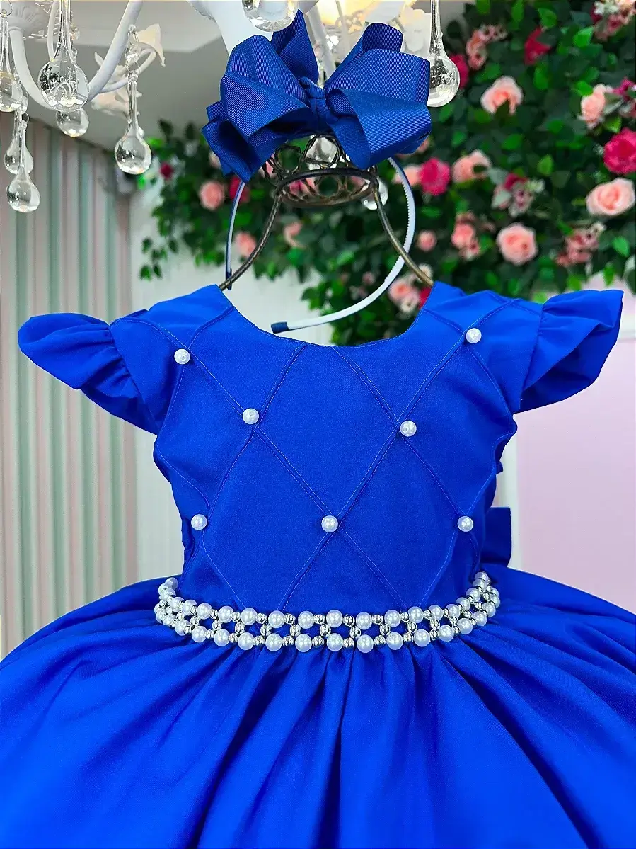 Vestido francine azul royal, foto 3