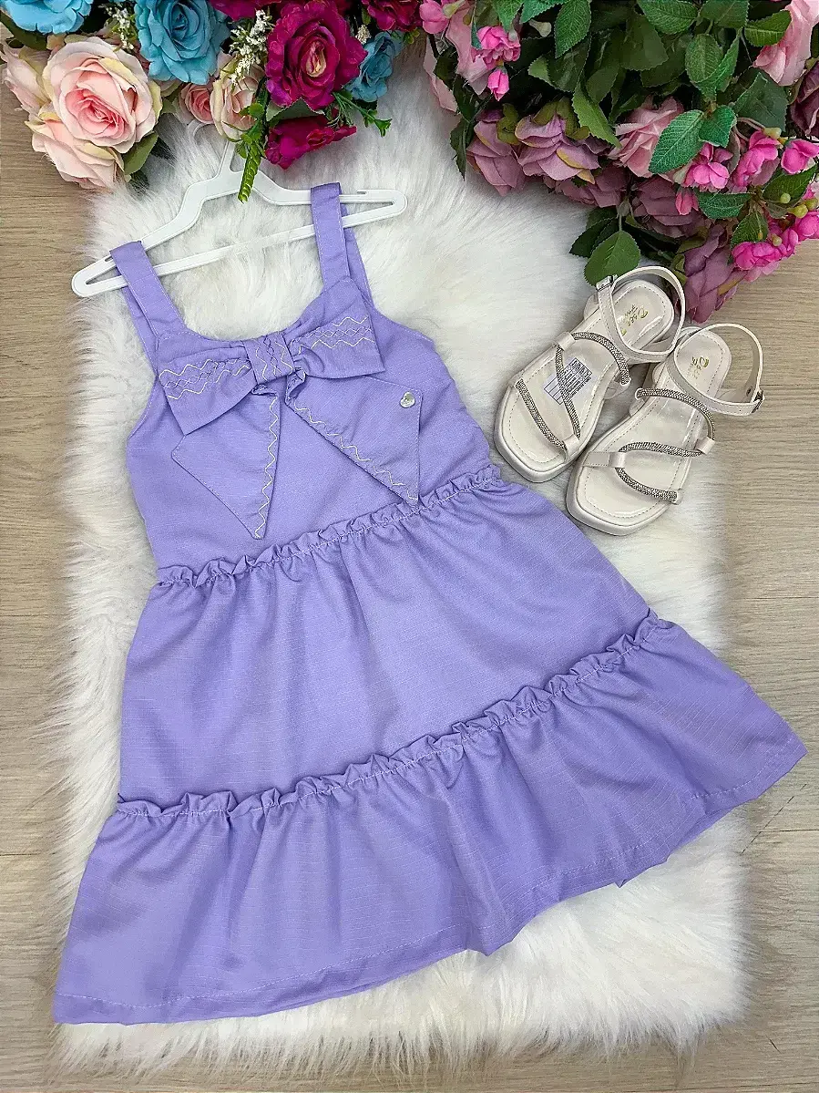 Vestido lola lilas