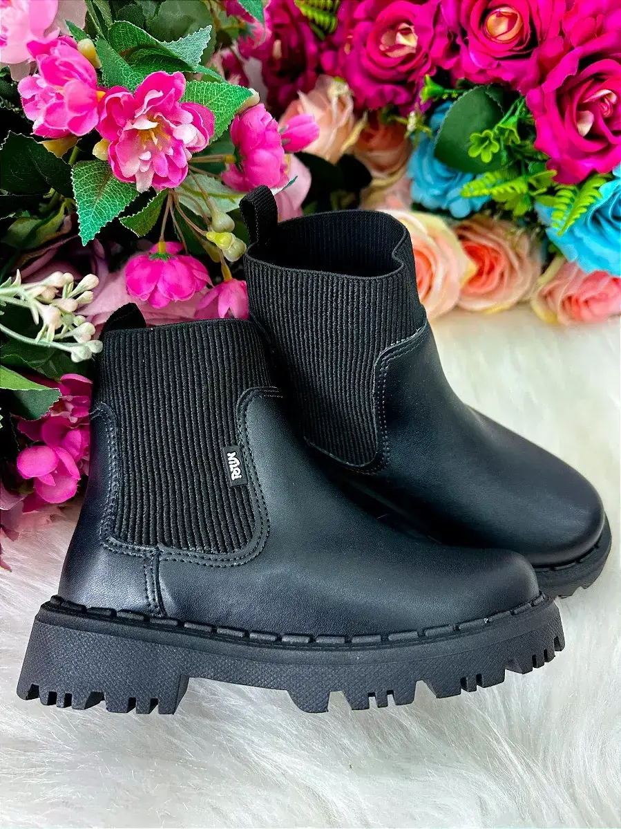 Bota coturno nilqi antonella preto, foto 3