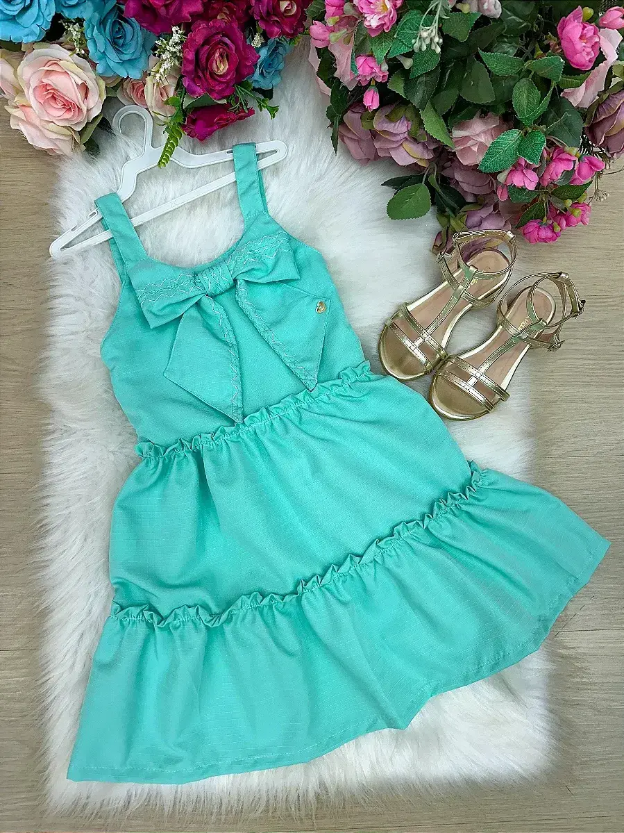 Vestido lola verde tiffany, foto 4