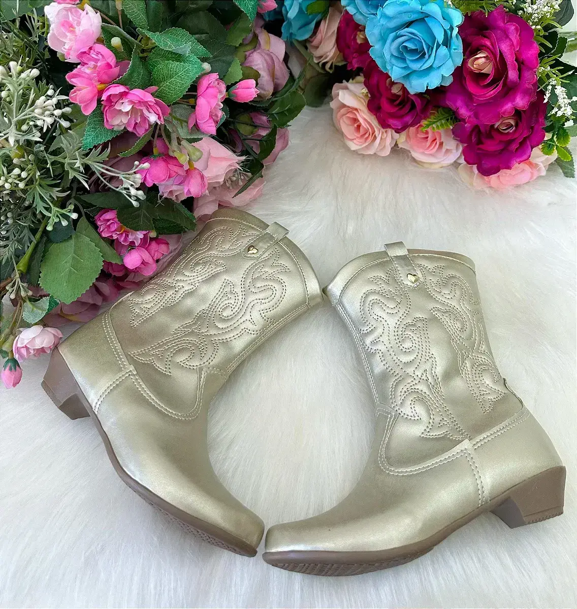 Bota coturno Boiadeira texana maria dourado, foto 5