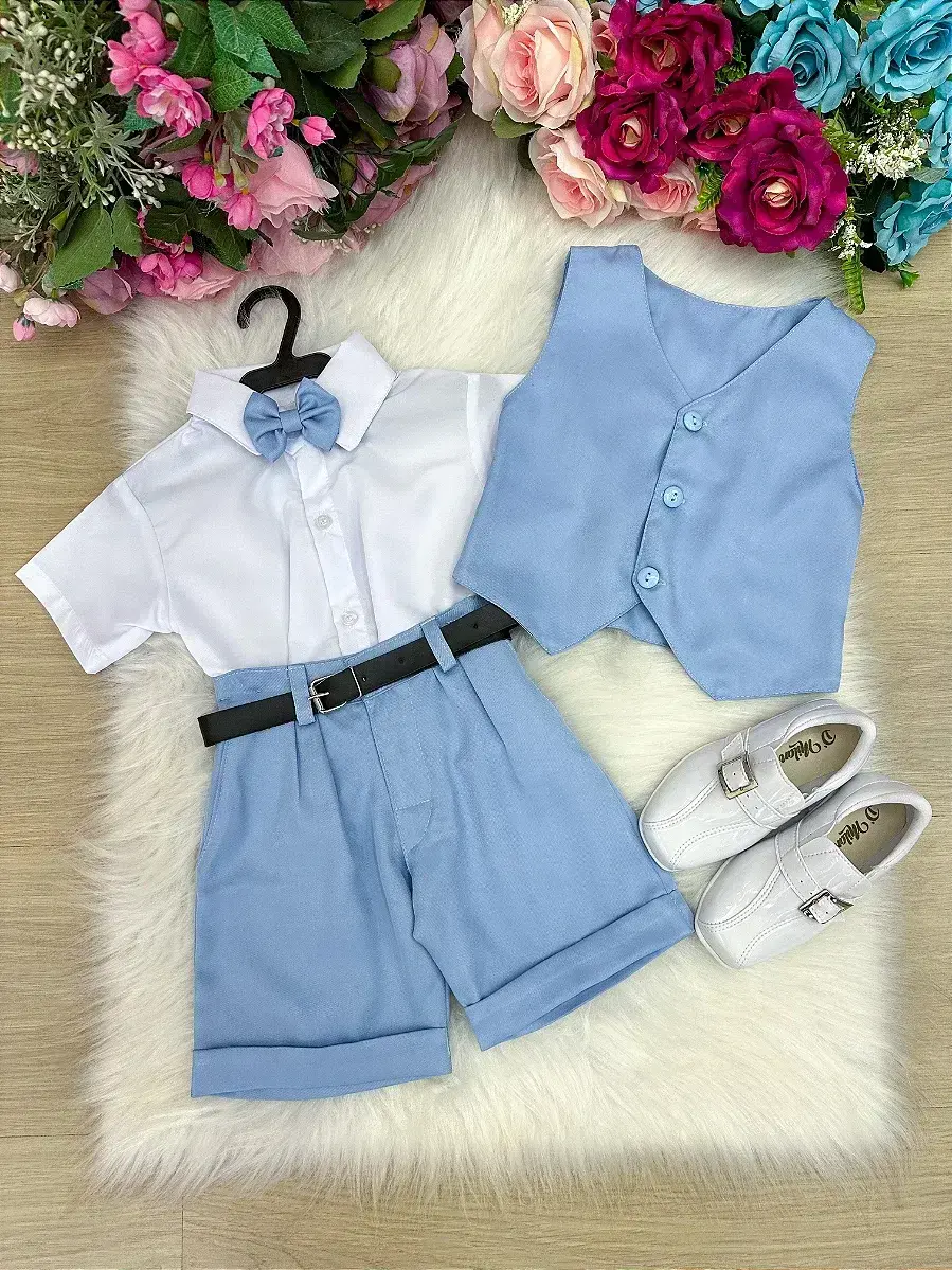Conjunto social leandro colete azul, foto 2