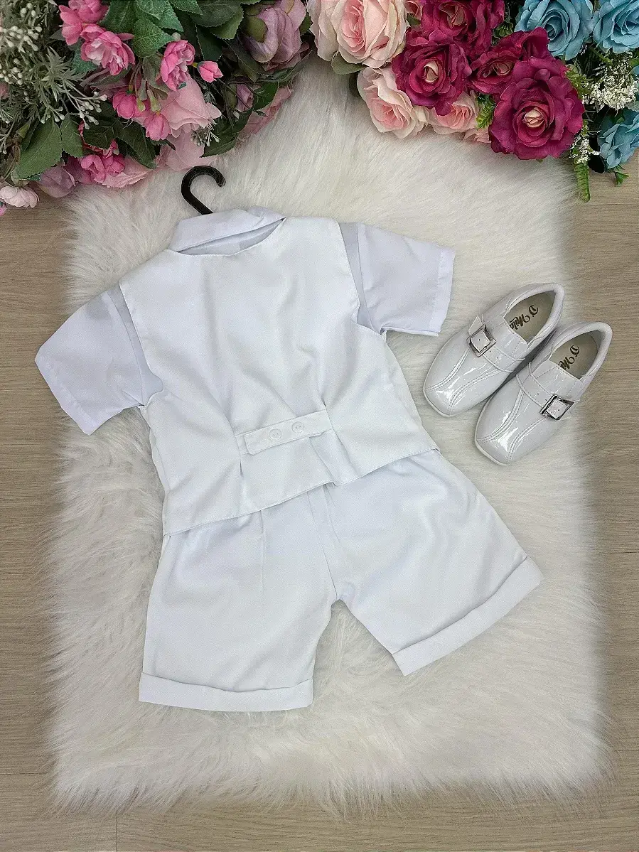 Conjunto social leandro colete branco, foto 3