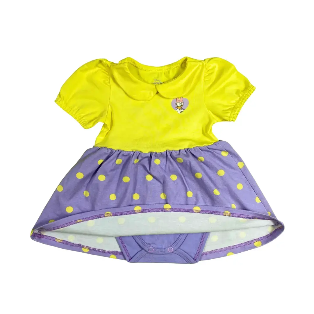 Vestido body bebê Minnie disney