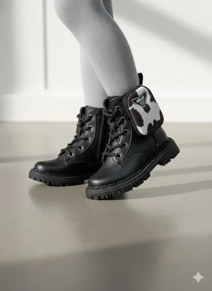 Bota\coturno nilqi mimosa preto