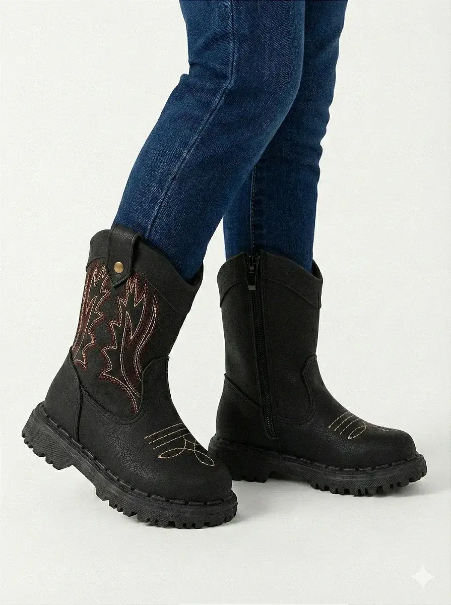 Bota texana masculina nilqi country preto