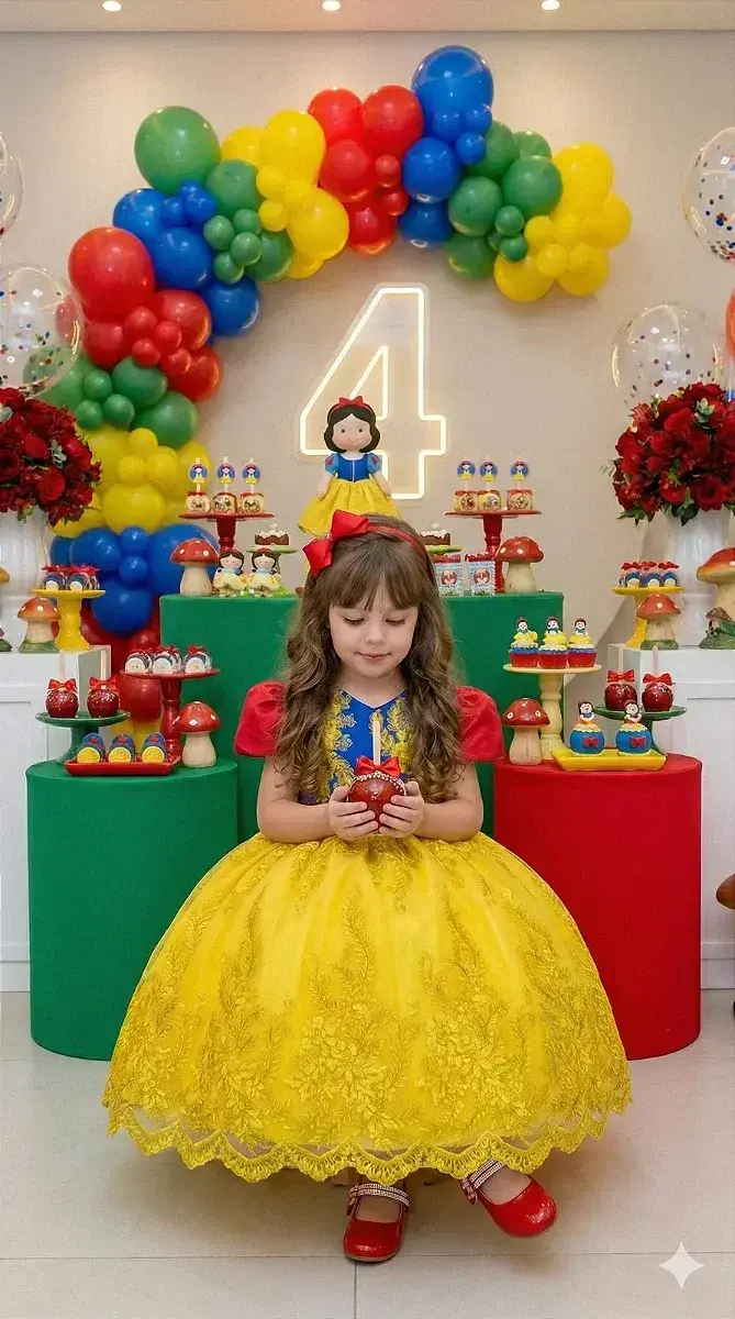 Vestido festa realeza princesa maça, foto 3