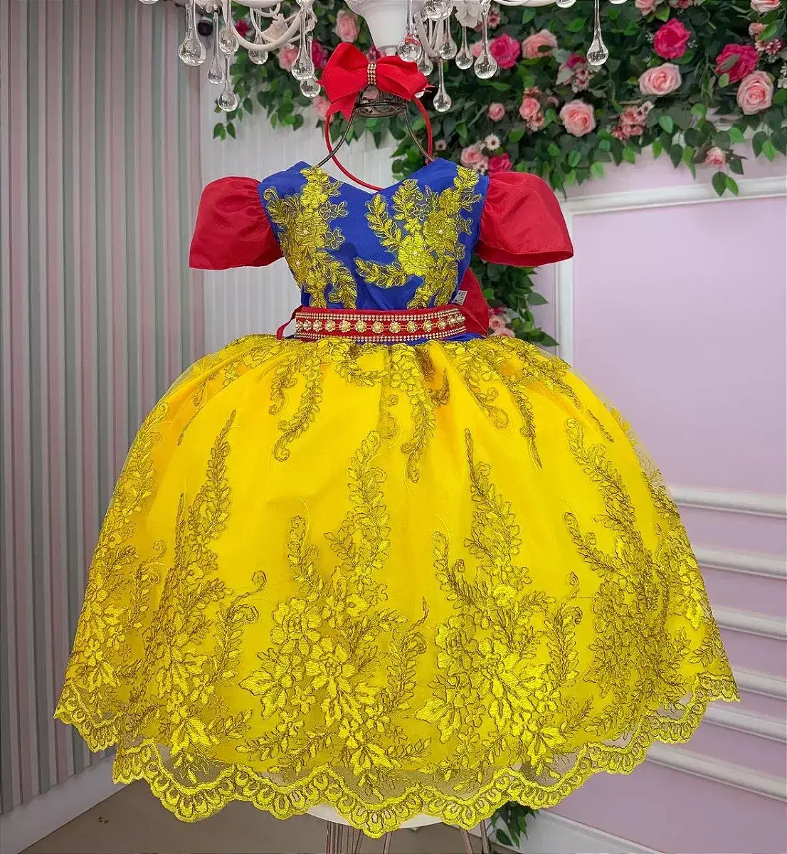 Vestido festa realeza princesa maça, foto 4