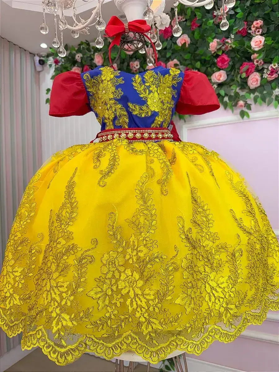 Vestido festa realeza princesa maça, foto 5