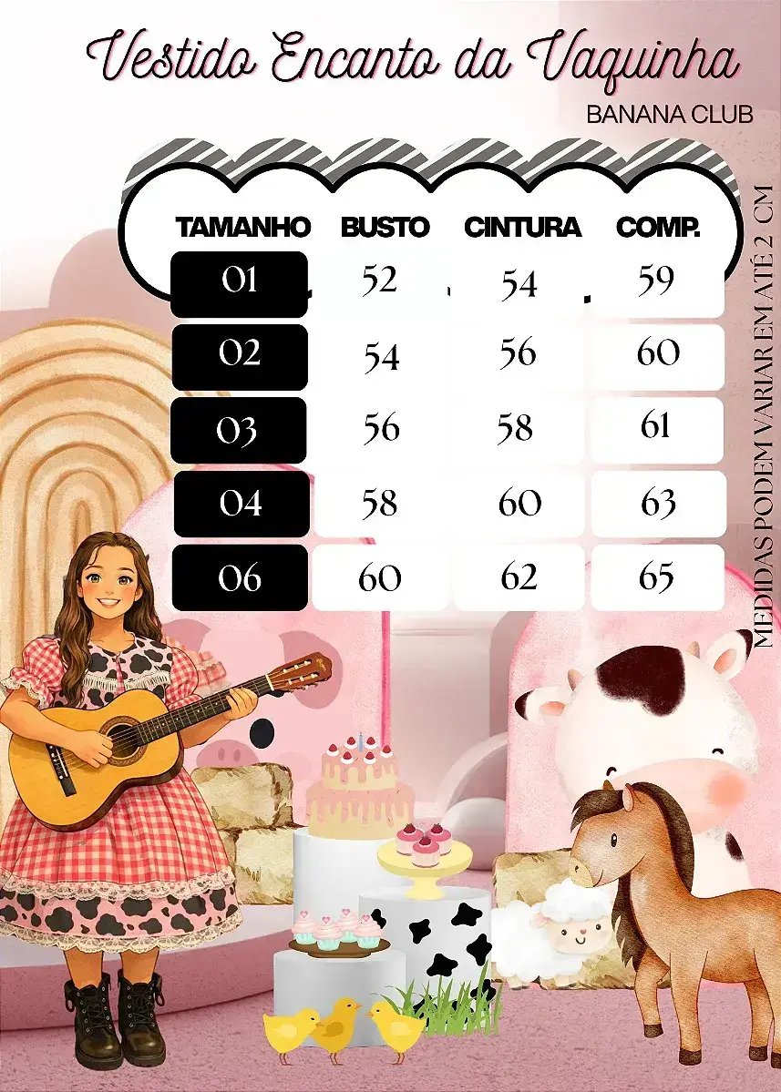 Guia de tamanhos