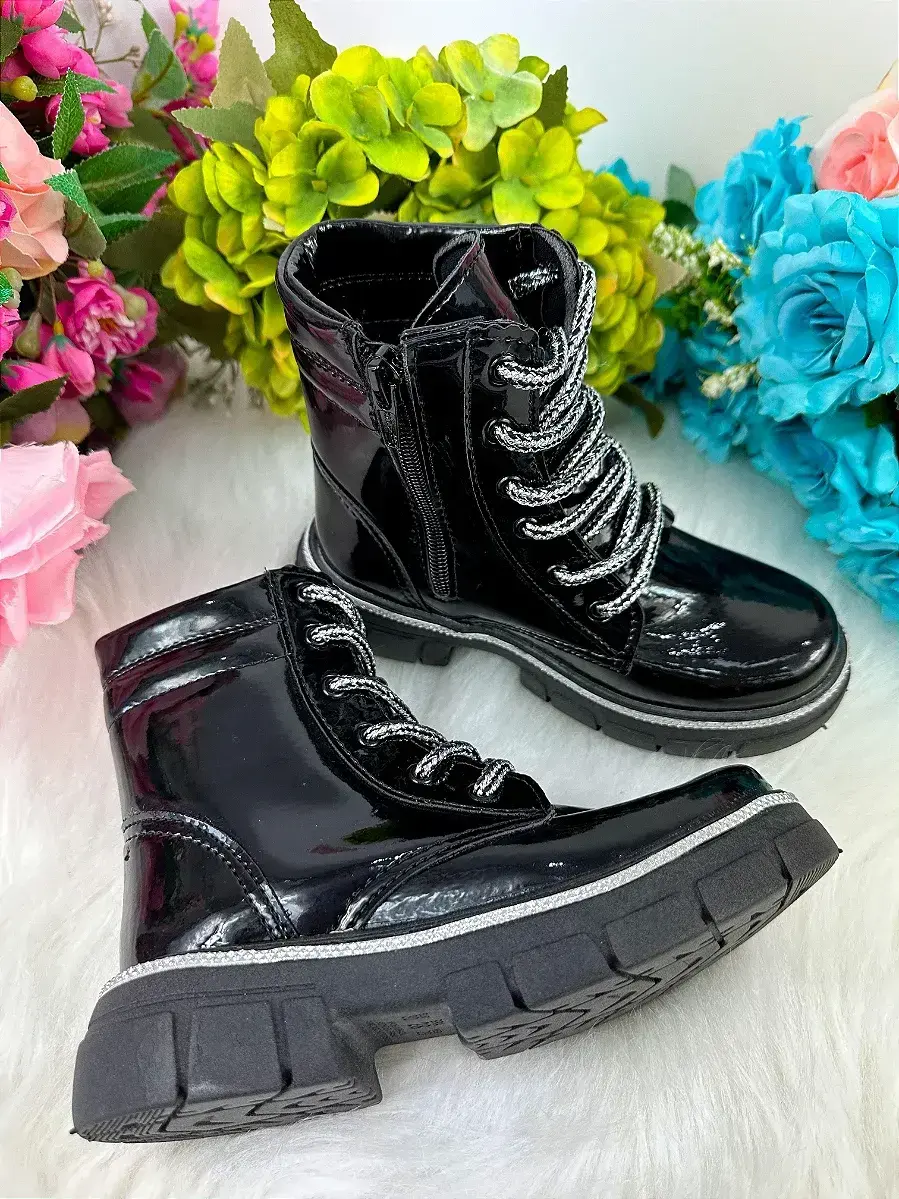 Coturno bota laila preto, foto 2
