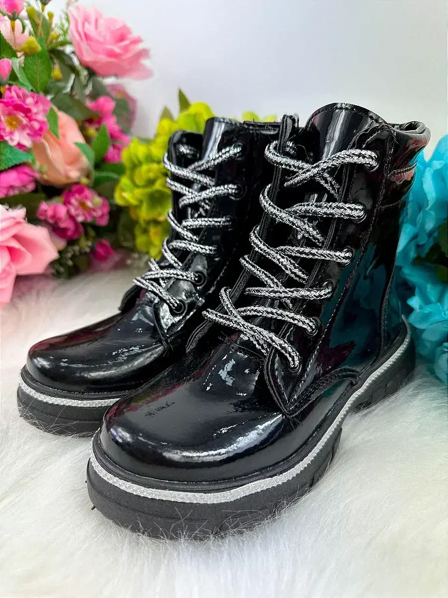 Coturno bota laila preto, foto 3