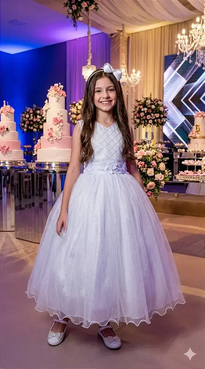 Vestido longo olivia branco