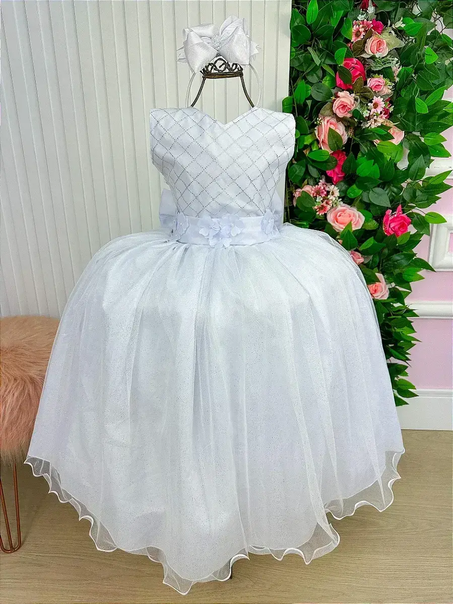 Vestido longo olivia branco, foto 4