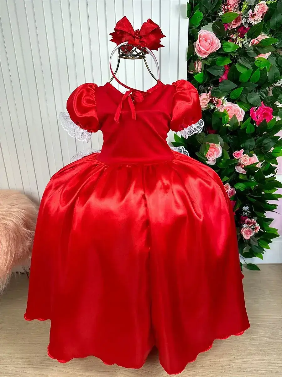 Fantasia longa chapeuzinho vermelho, foto 6